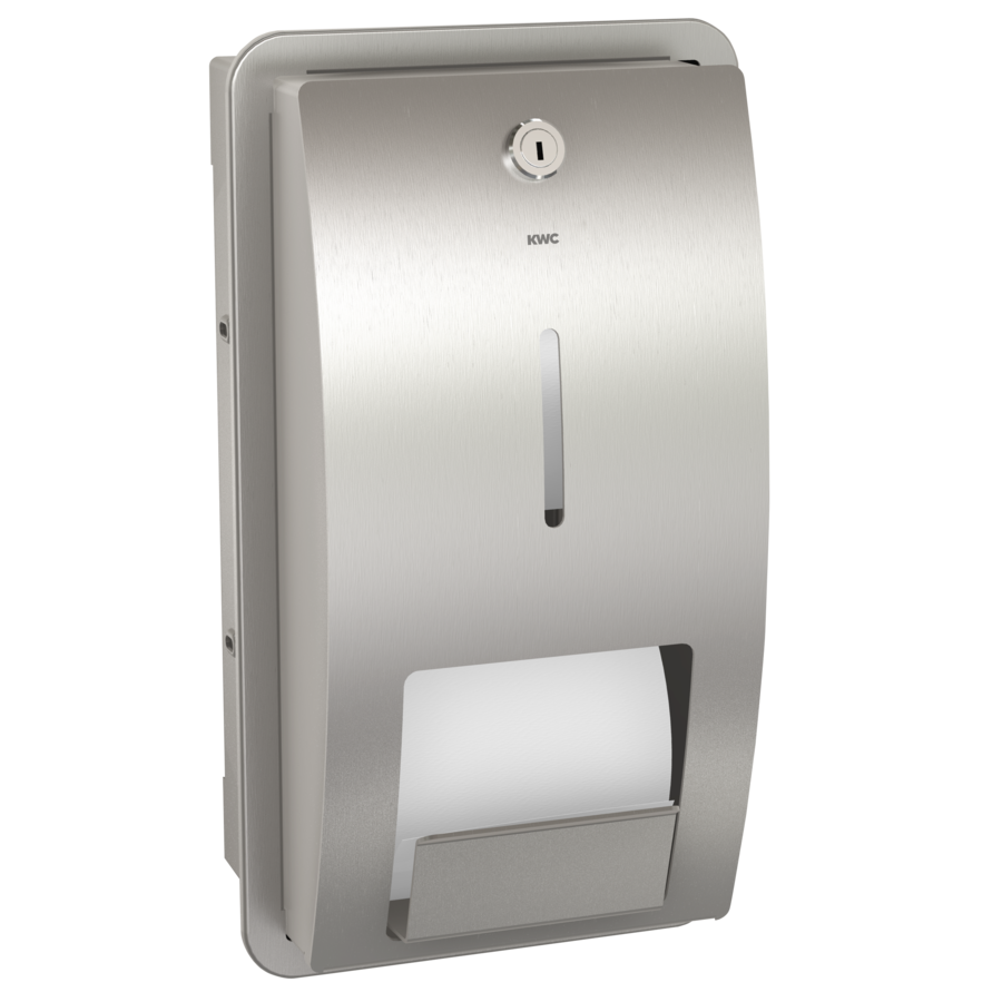 2000057396 - STRX671E - STRATOS - STRATOS Pojemnik na papier toaletowy, montaż podtynkowy