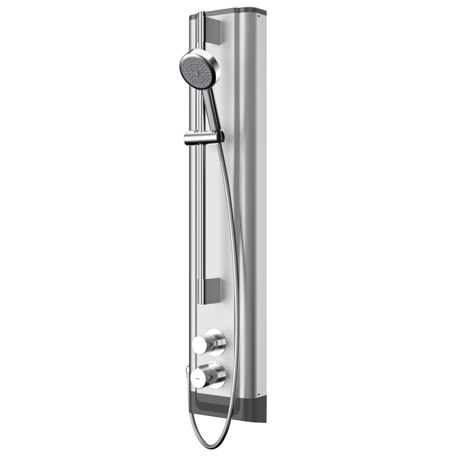2030056539 - F5ST2021 - F5S - Panneau de douche F5S-Therm en acier inoxydable avec garniture pour douchette manuelle