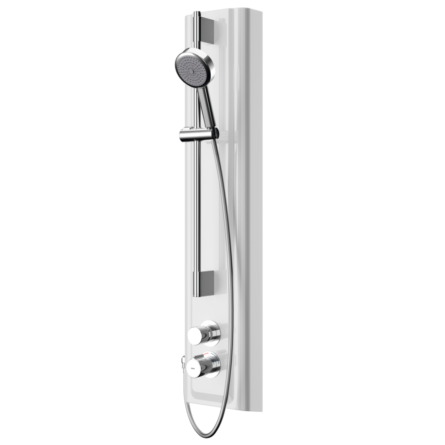 2030056546 - F5ST2028 - F5S - Panneau de douche F5S-Therm en MIRANIT avec garniture pour douchette manuelle