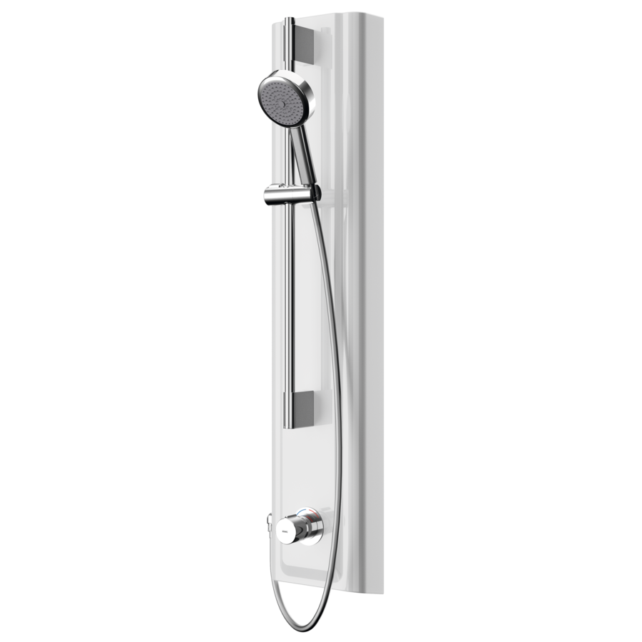 2030056550 - F5SM2025 - F5S - Panneau de douche F5S-Mix en MIRANIT avec garniture pour douchette manuelle