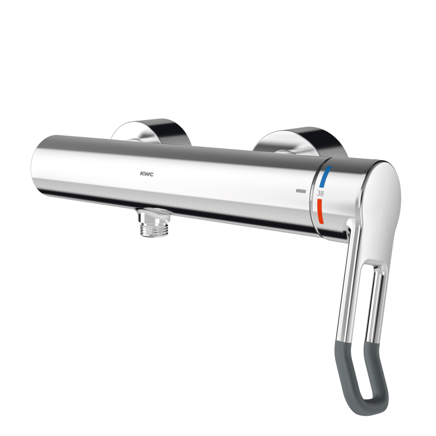 2030066757 - F4LT2003 - F4 - F4LT-Med Termostatická páková nástěnná baterie s přípojkou pro ruční sprchu