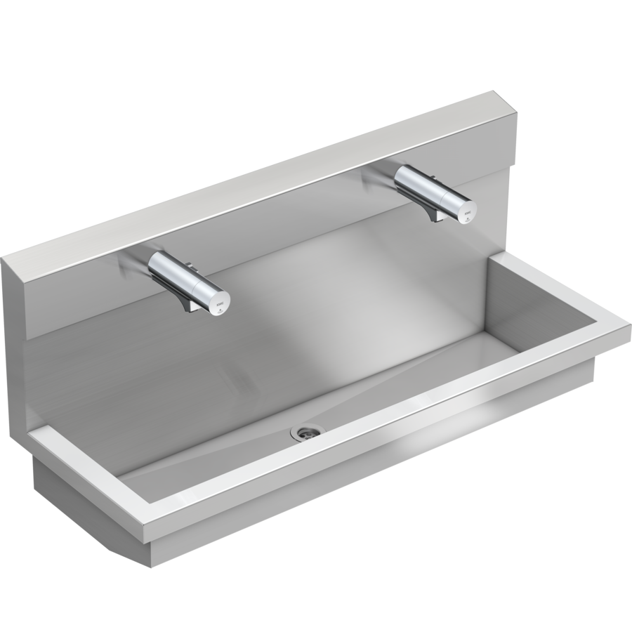 3600004043 - PL12UEM - PLANOX - PLANOX Wasplaatseenheid met elektronische wandmengkranen